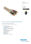 Philips SWV3532NZ 1,5 m Stereo Audio Composite A/V cable