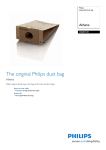 Philips disposable dust bag HR6947/01