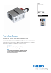 Philips SCP5080 80W AC Power inverter
