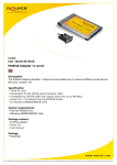 DeLOCK PCMCIA adapter, PC Card to 1 x serial