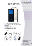 ODYS MP3 Player X10L 512 MB