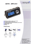 ODYS MP3 Player MP3-S13 512MB