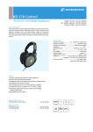 Sennheiser HD 270 Professional Closed-Back Headphones