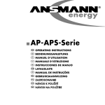 Ansmann Universal plug-in mains adaptor APS 1012