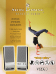 Altec Lansing VS2320 Speakers Set