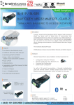 Brainboxes RS232 Bluetooth Converter