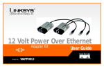 Linksys 12 Volt Power Over Ethernet Adapter Kit