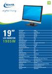 Novita 1905W 19" TFT Display