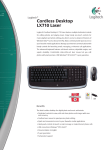 Logitech Cordless Desktop LX710 Laser(FR)