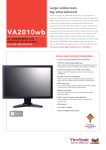 Viewsonic Value Series 20" LCD Monitor