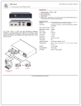 Kramer Electronics VP-5XL 1:5 VGA/UXGA Distributor