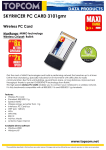 Topcom SKYRACER PC CARD 3101 gmr