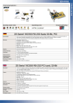 Actebis Exsys EX-41052 - 2S Universal PCI Serial card