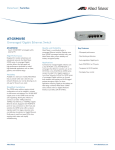 Allied Telesis 10/100/1000T 5 ports Unmanaged Gigabit Switch
