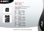 Emtec 256MB SD Card 60x