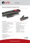 Equip Wireless Notebook Presenter 2.4GHz