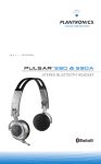 Plantronics Pulsar 590A Bluetooth Headset