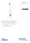 Philips Elite HX7011 1-pack Compact sonic toothbrush head