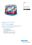 Philips DVD+R 16x 4.7GB / 120min SP (50)