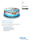Philips CD-R 52x 700MB / 80min IW SP(25)