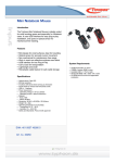 Typhoon Mini Notebook Mouse