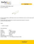 StarTech.com 10 ft Transparent USB 2.0 Cable - A to B