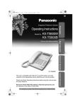 Panasonic KX-TS600B, Black