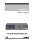 Lorex 4-Channel Digital Video Recorder