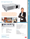 3M Digital Projector X20