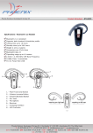 PNX Bluetooth headset Class II