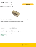 StarTech.com DVI-I Coupler / Gender Changer - F/F