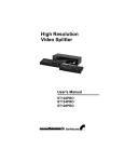 StarTech.com 2 Port High-Resolution 350 MHz VGA Video Splitter