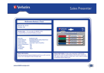 Verbatim Multimedia Markers 4 Pack