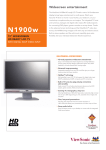 Viewsonic 19" Widescreen HD Ready LCD TV