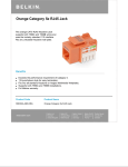 Belkin RJ45 Jack