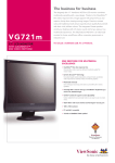 Viewsonic Graphic Series Monitor LCD VG721M 17"