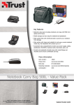 Trust Notebook Carry Bag 500L - Value Pack