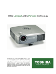 Toshiba DLP Data Projector TDP-P8
