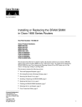 Cisco 4MB DRAM SIMMs