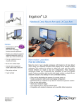 Ergotron LX Series Dual Desk Mount Arm Silver