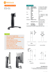 AG Neovo Height Adjustable Stand (ES-01)