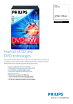 Philips DVD+RW 4x 4.7GB / 120min SV(5)