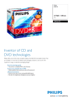Philips DVD+R 16x 4.7GB / 120min JC(10)