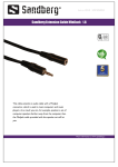 Sandberg Extension Cable MiniJack 1.8