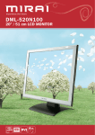 Mirai 20" LCD Monitor