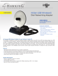 Hawking Technologies Hi-Gain™ USB Wireless-G Dish Adapter