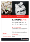 Lexmark X772e A4 MFP