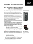 IBM 2U Flat Panel Monitor Console Kit (with PS/2 keyboard)