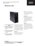 IBM eServer System x3105