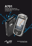 Mio A701 GPS PDA Phone + MIOMAP BNL+MRE